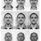 Left-right Faces 10<br/>Adina - Dennis - Jürgen H.<br/>Inkjetprint, 90 x 70, Edition of 7, 2011